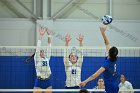 VB vs USCGA  Wheaton College Women's Volleyball vs U.S. Coast Guard Academy. - Photo by Keith Nordstrom : Wheaton, Volleyball